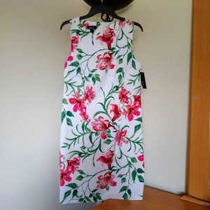 ALYX SLEEVELESS FLORAL PRINT SHEAT DRESS. NWT